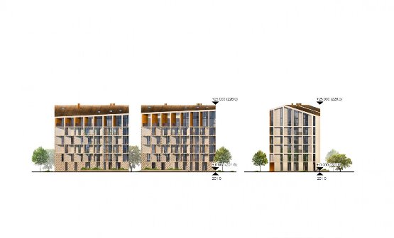 ЖК на месте бывшего троллейбусного депо №1 в Минске от Сергей Скуратов architects ЖК на месте бывшего троллейбусного депо №1 в Минске от Сергей Скуратов architects