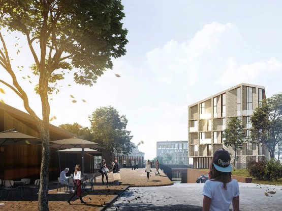 ЖК на месте бывшего троллейбусного депо №1 в Минске от Сергей Скуратов architects ЖК на месте бывшего троллейбусного депо №1 в Минске от Сергей Скуратов architects