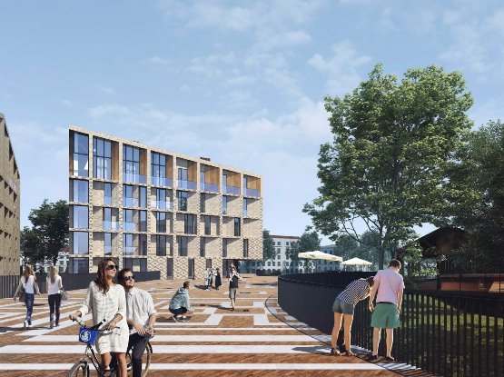 ЖК на месте бывшего троллейбусного депо №1 в Минске от Сергей Скуратов architects ЖК на месте бывшего троллейбусного депо №1 в Минске от Сергей Скуратов architects