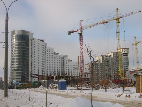 Комплекс «Студенческая деревня». Строительство идет в Московском районе.