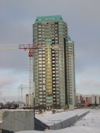 Жилой квартал «Московский». Идет продажа квартир в новостройках.