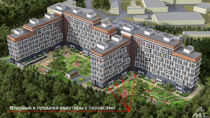 Квартира с собственной открытой террасой в Минске от Минскстрой